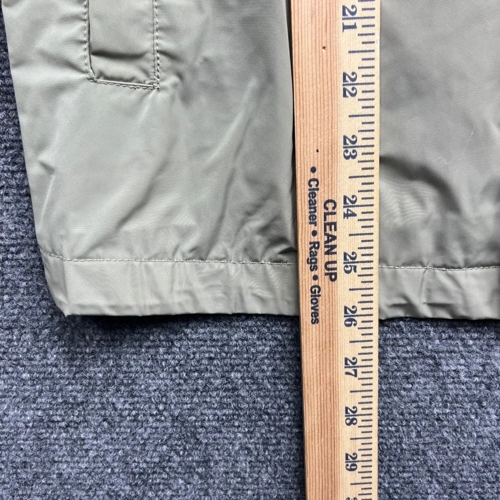 Tommy Hilfiger Lightweight Windbreaker Coach Khaki Tan Snap Front Jacket